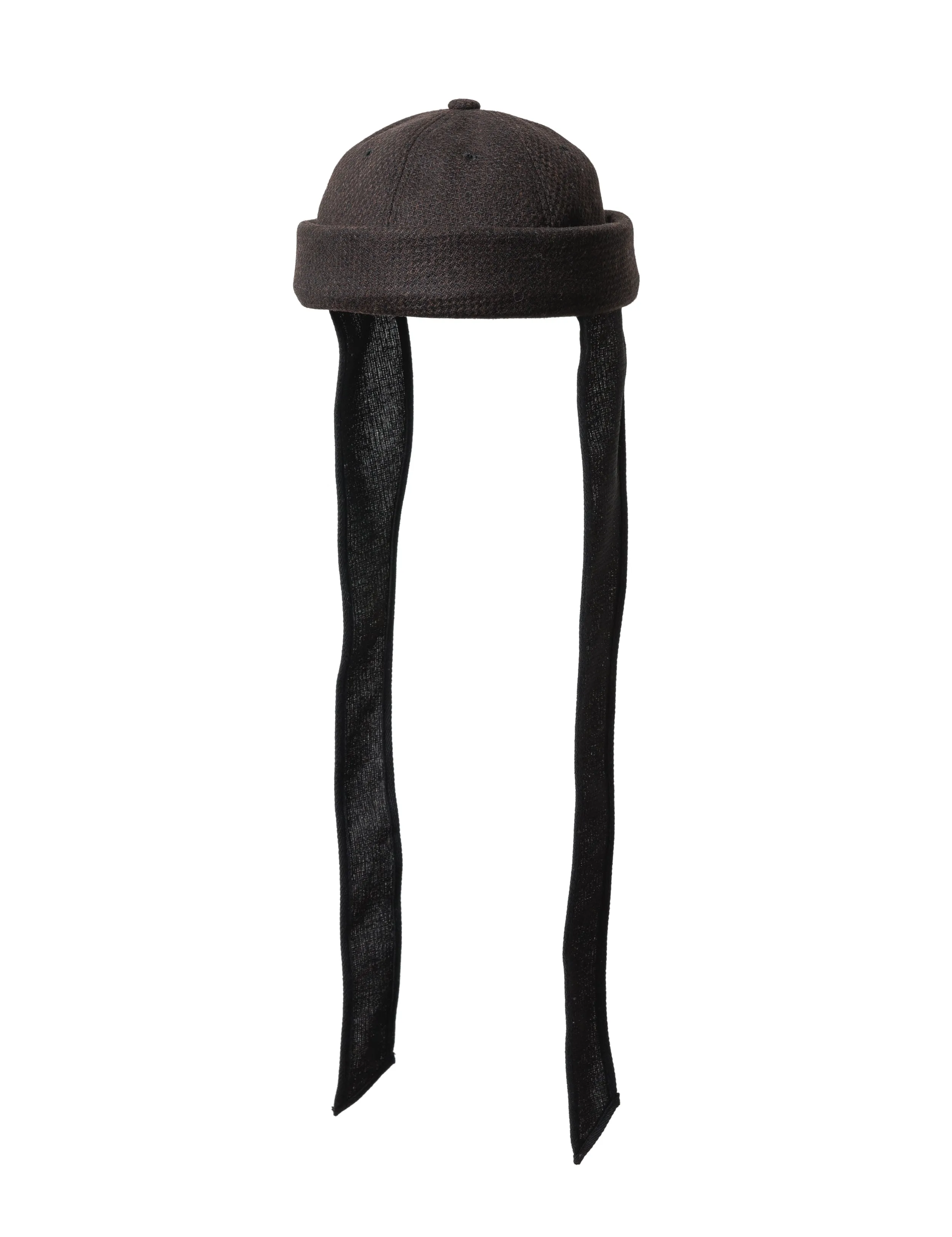 24AW-GOC-002 / NO BRIM EAR MUFF CAP / ASH BLACK