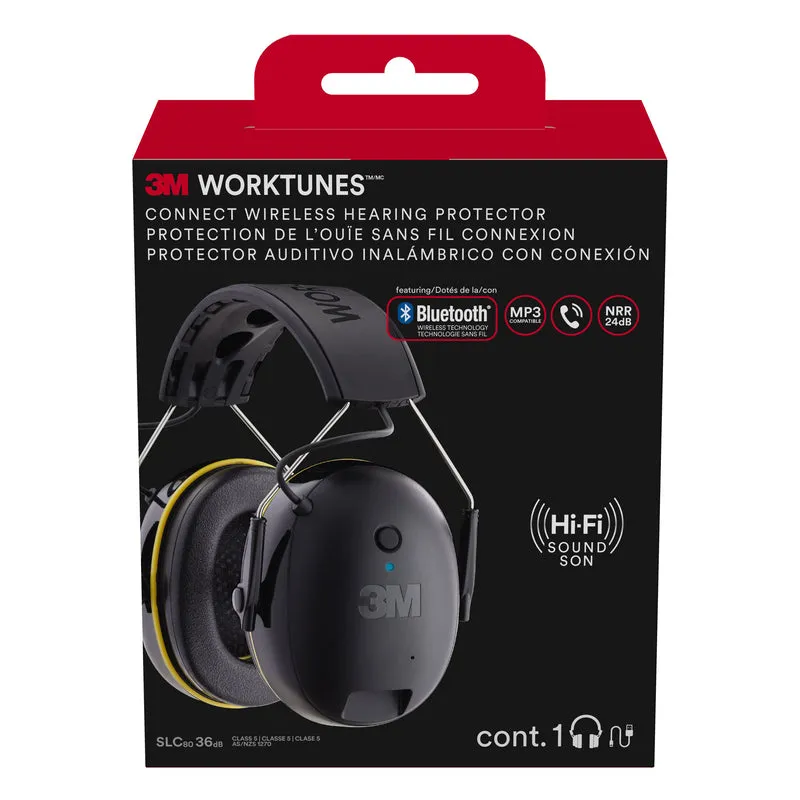 3M 24 Db Soft Foam Earmuffs Black 1 Pair