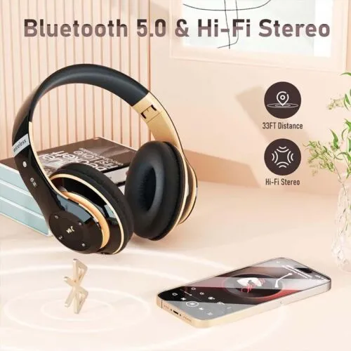 Bluetooth Noise Cancelling Wireless Headphones