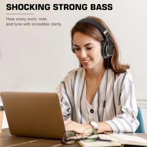 Bluetooth Noise Cancelling Wireless Headphones