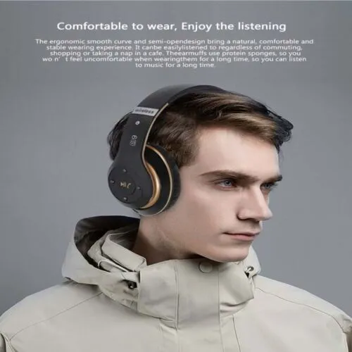 Bluetooth Noise Cancelling Wireless Headphones