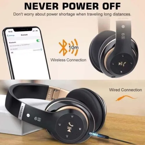 Bluetooth Noise Cancelling Wireless Headphones