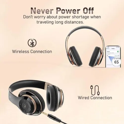 Bluetooth Noise Cancelling Wireless Headphones