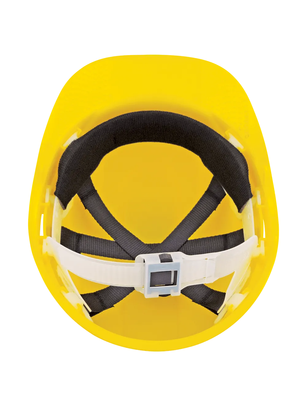 Bullhead Safety™ Head Protection Yellow Unvented Cap Style Hard Hat With Six-Point Slide Lock Suspension - HH-C1-Y
