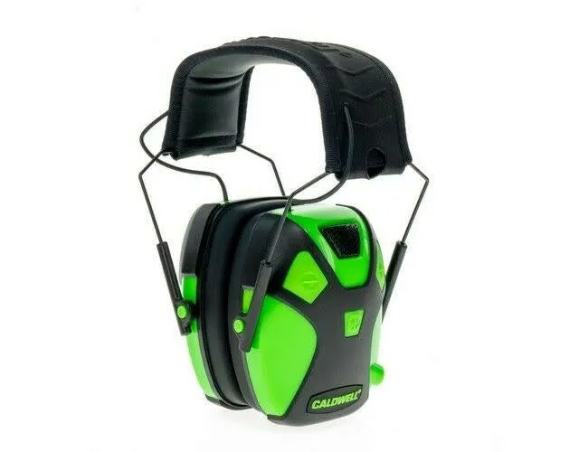 Caldwell Emax Pro Youth Electronic EarMuffs Neon Green