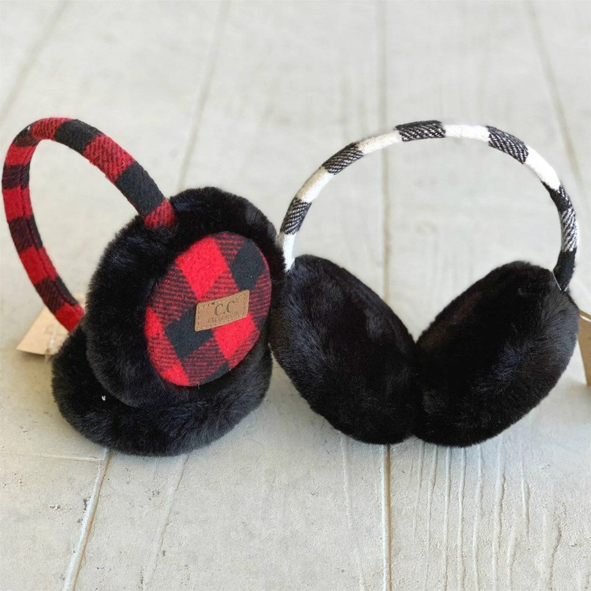 CC Buffalo Plaid Earmuff