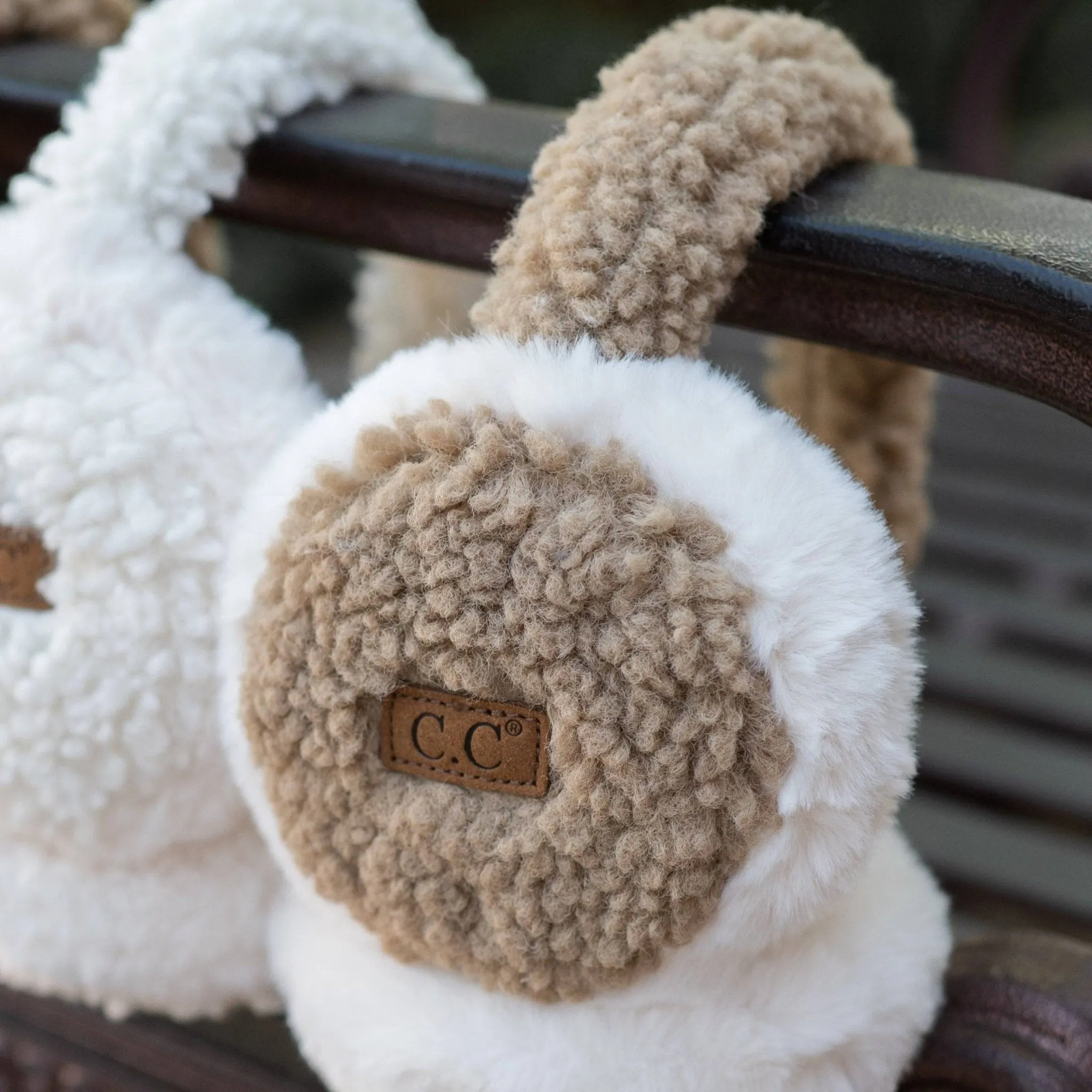 CC Faux Fur Sherpa Earmuffs