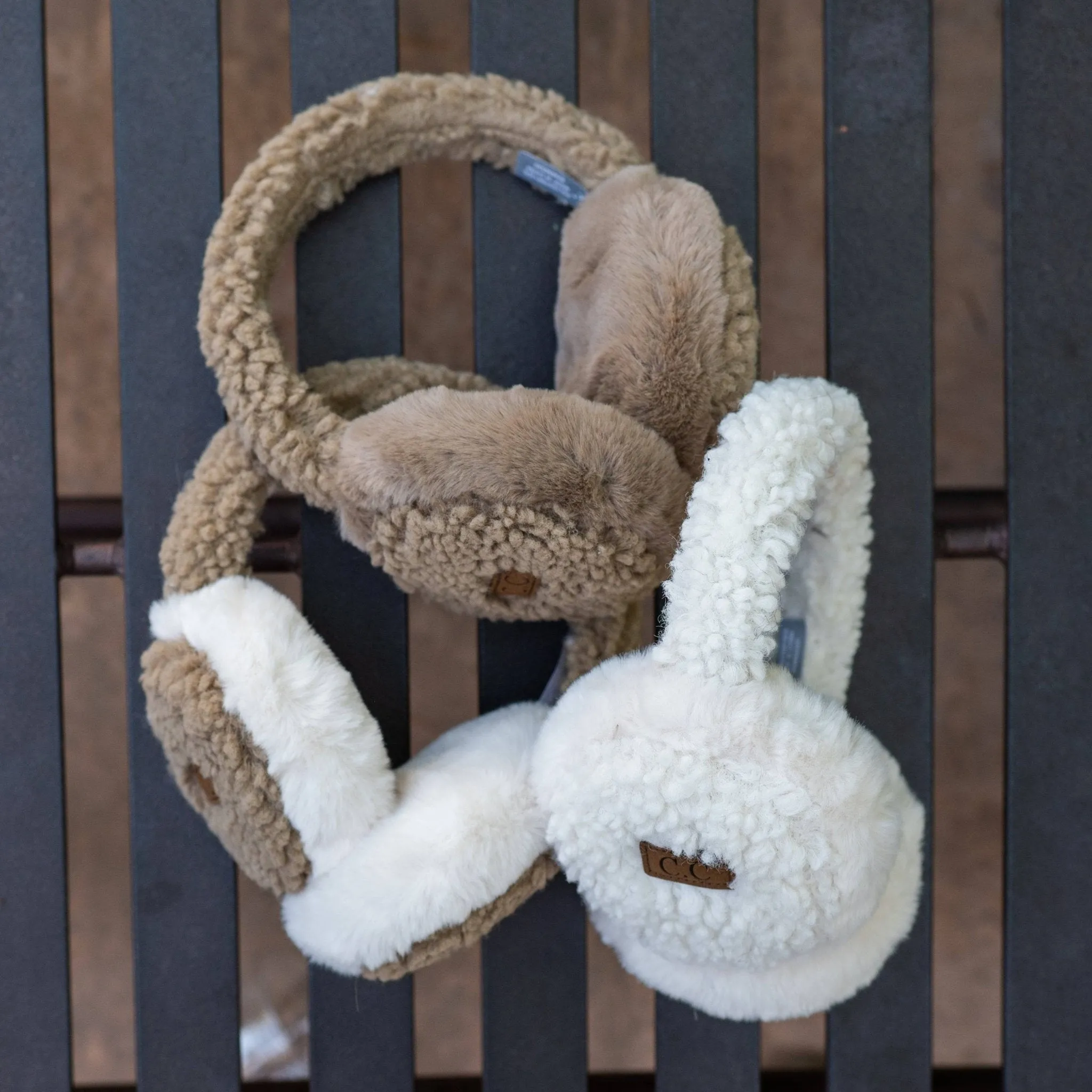 CC Faux Fur Sherpa Earmuffs