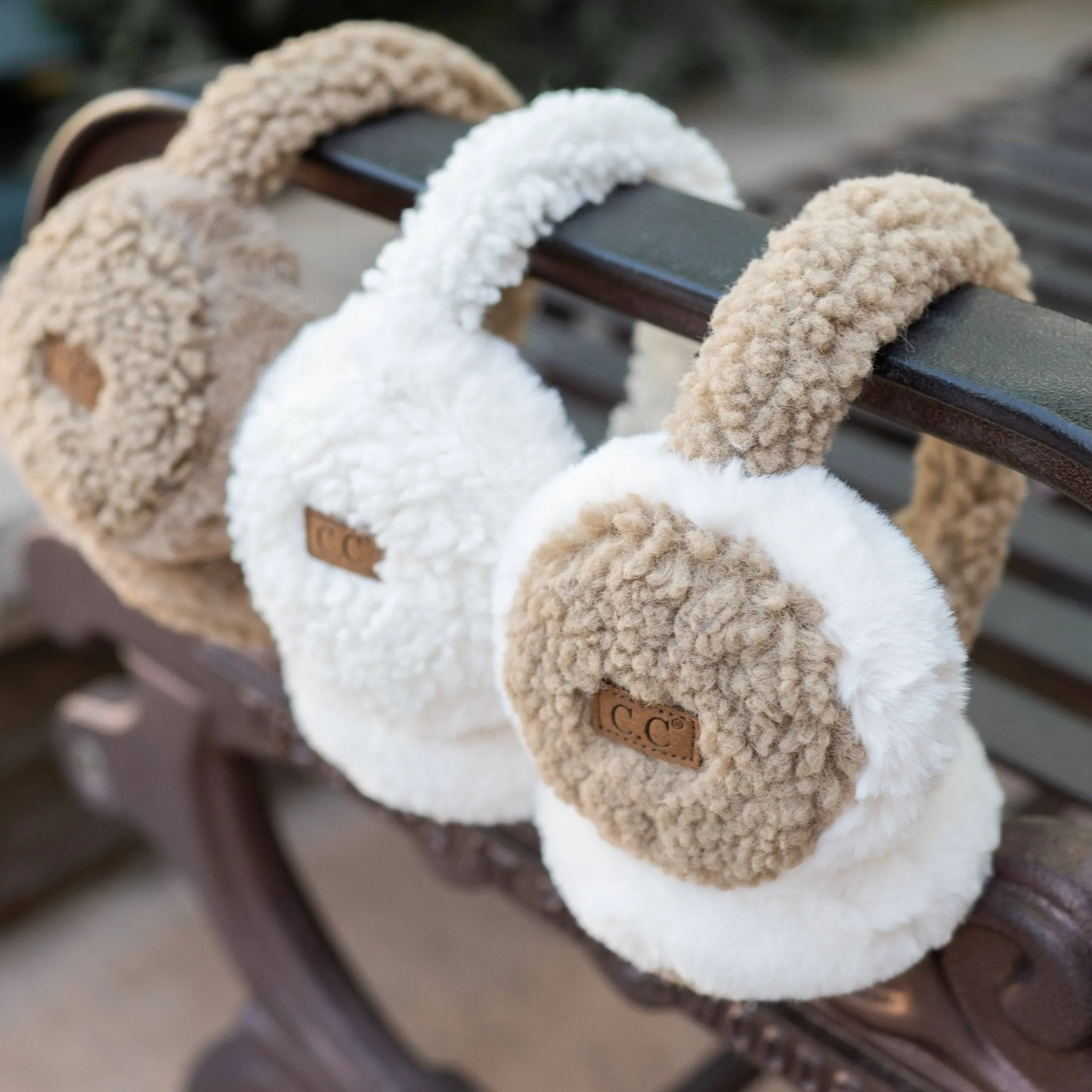 CC Faux Fur Sherpa Earmuffs