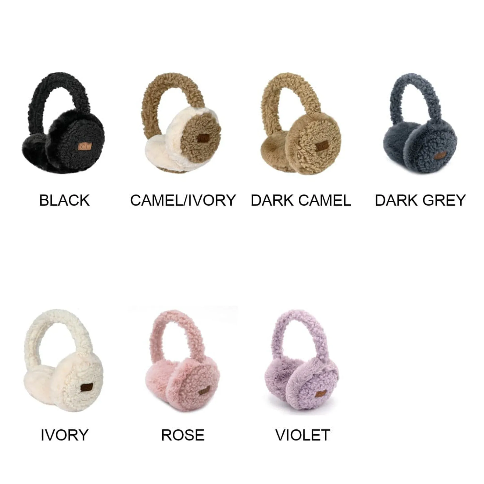CC Faux Fur Sherpa Earmuffs