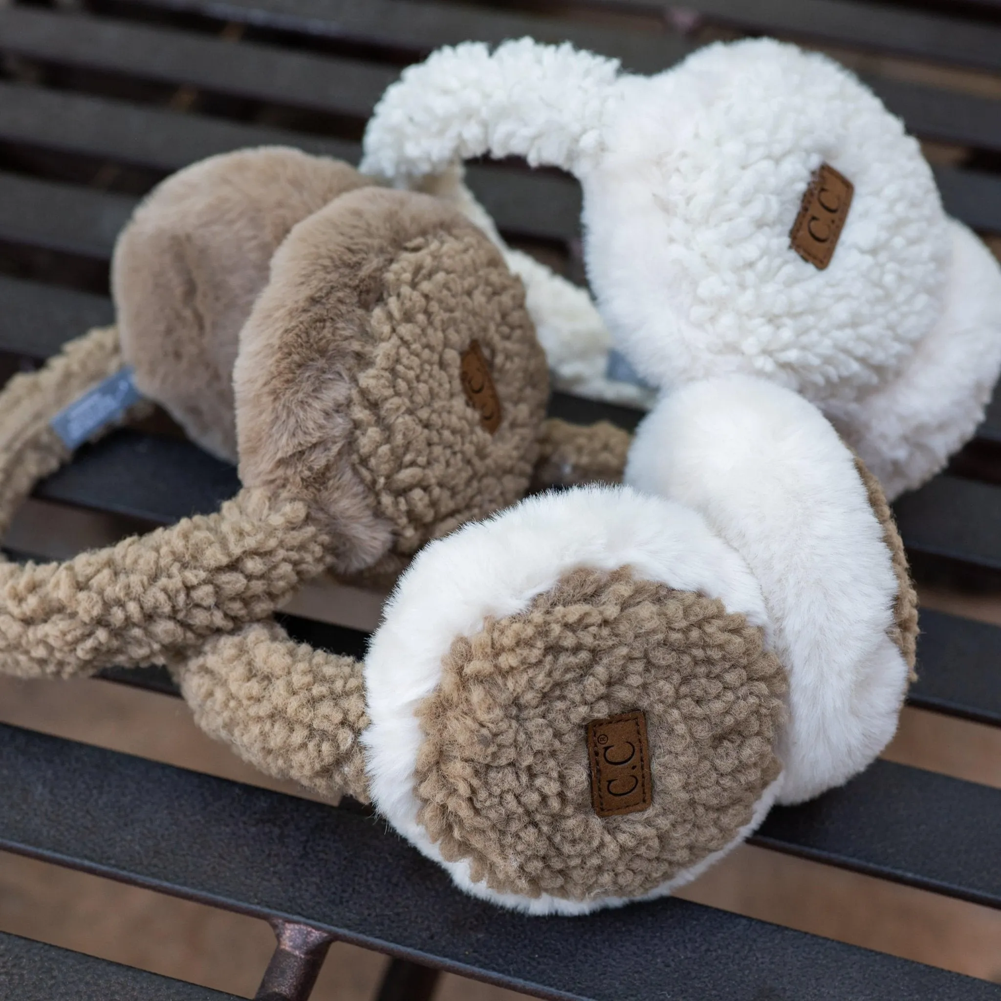 CC Faux Fur Sherpa Earmuffs