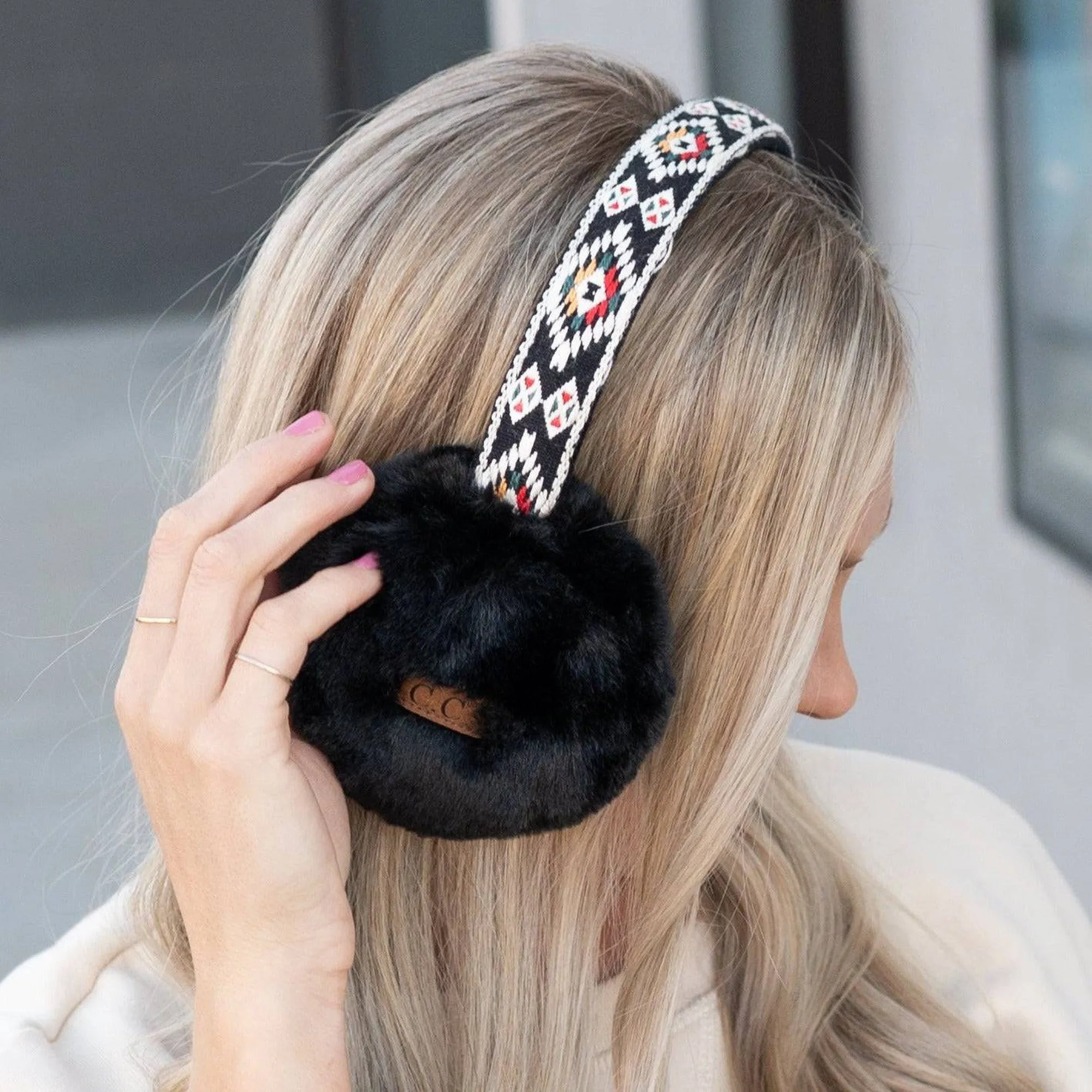 CC South Western Print Adjustable Earmuff