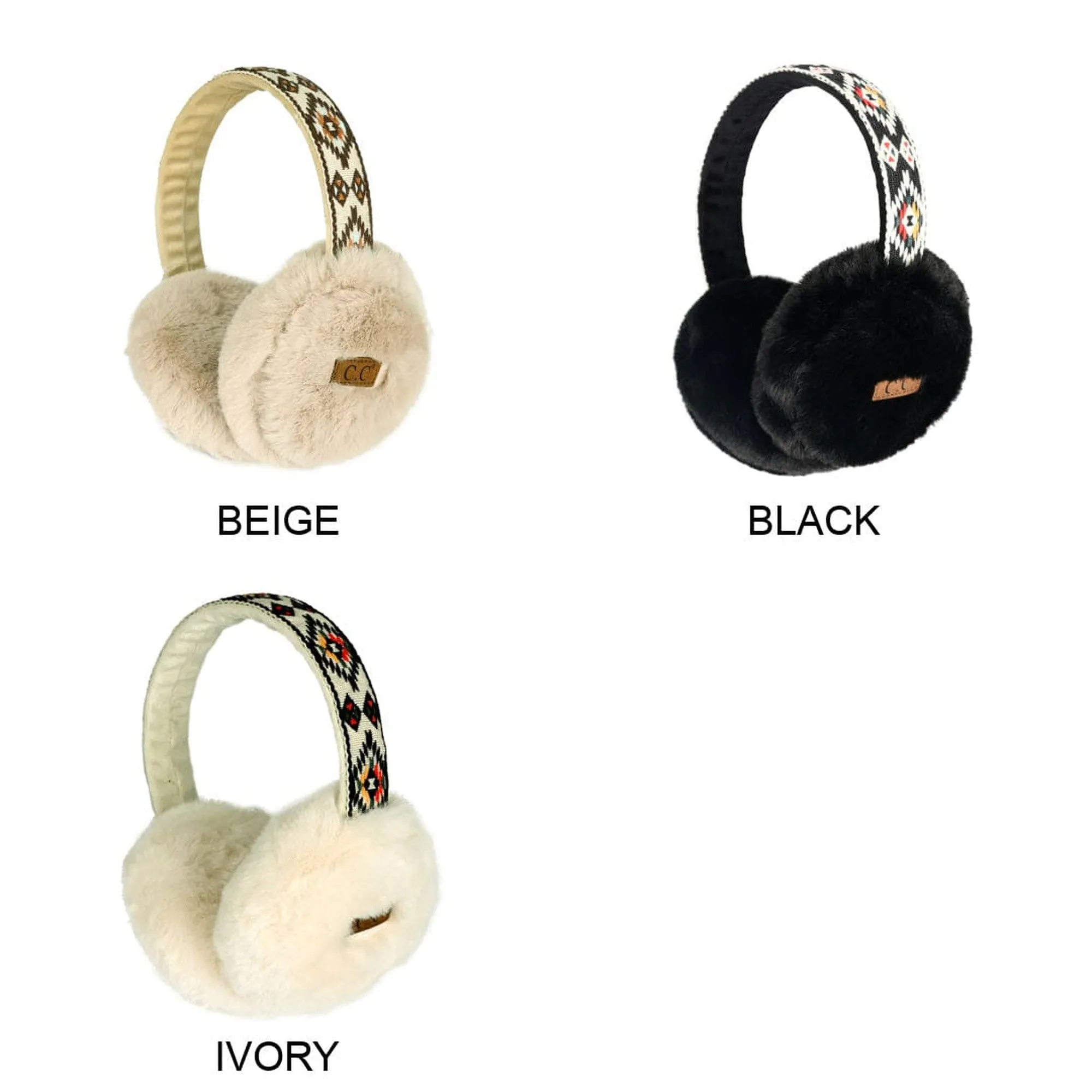 CC South Western Print Adjustable Earmuff