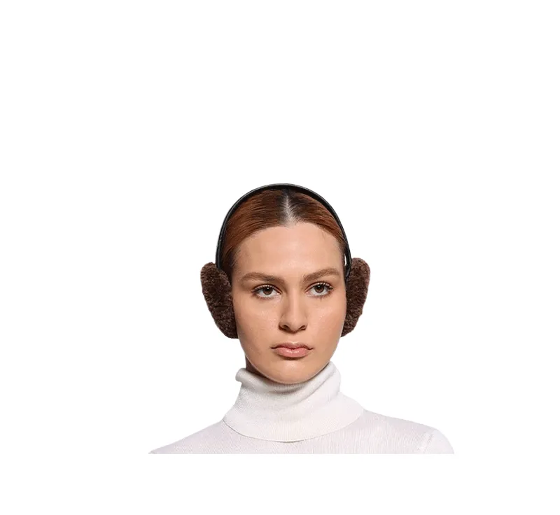Curly Shearling Earmuffs