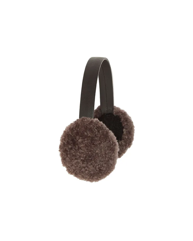 Curly Shearling Earmuffs