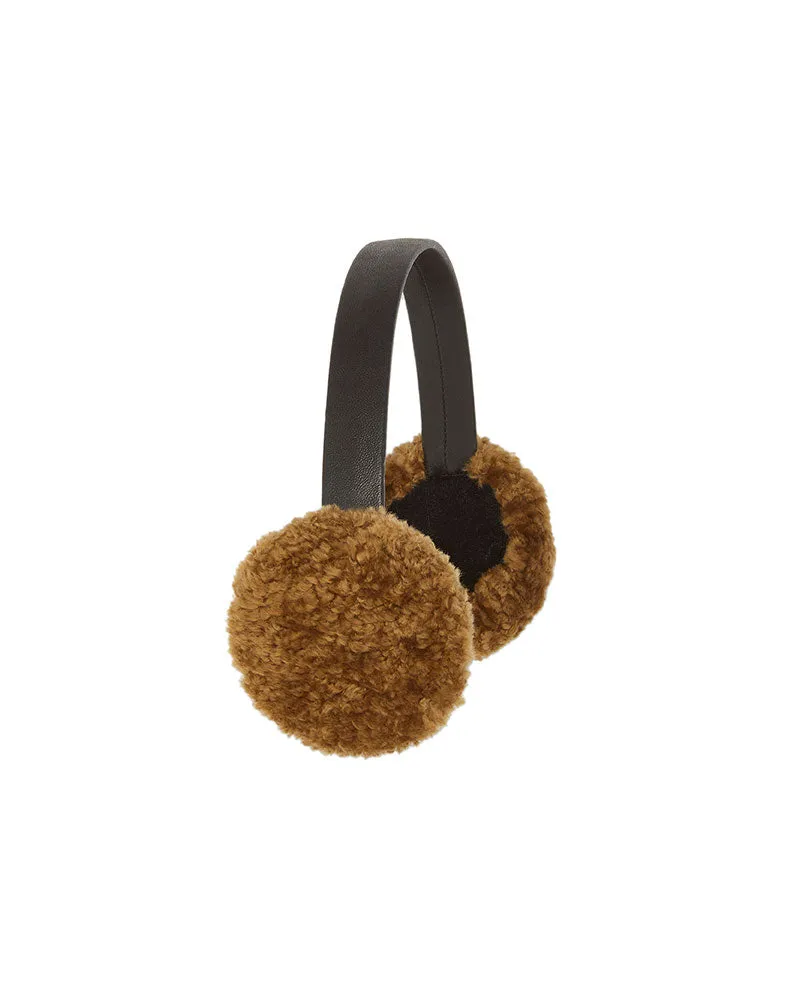 Curly Shearling Earmuffs
