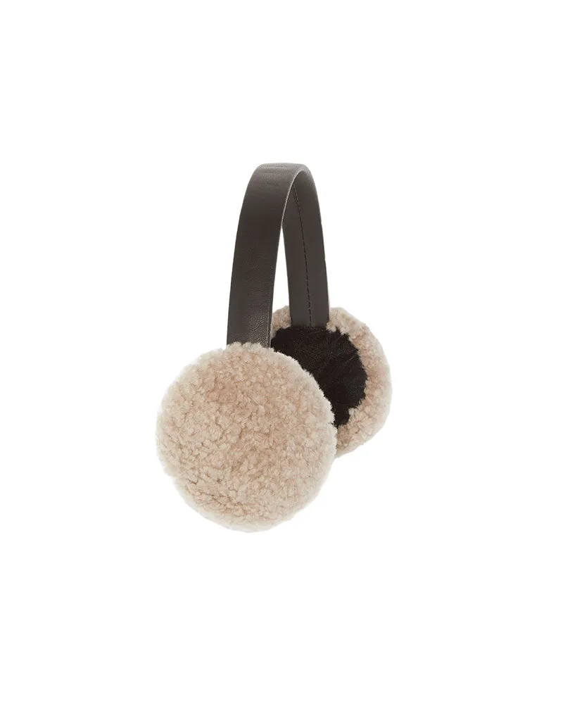 Curly Shearling Earmuffs
