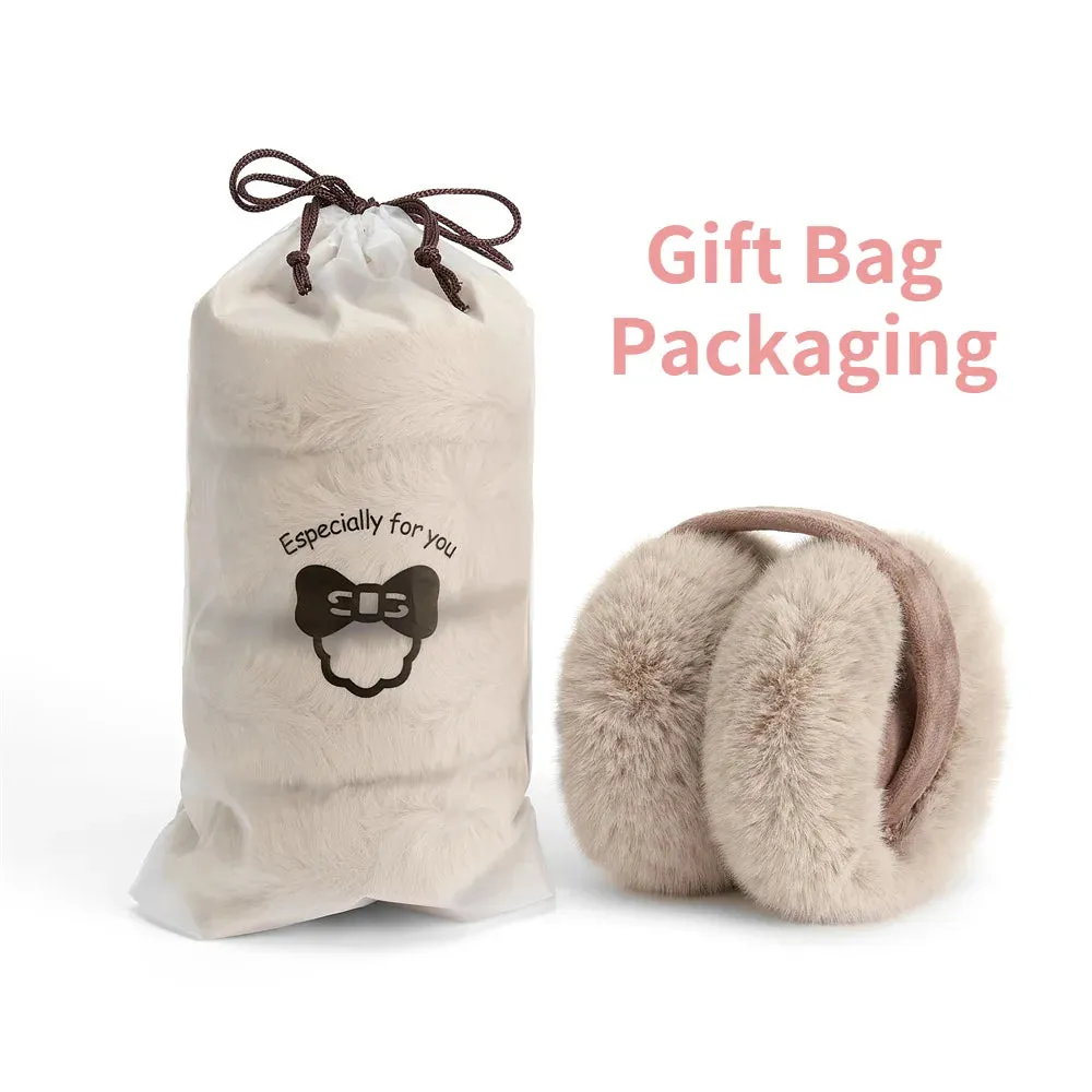 Cute Plush Black Bat Wing Earmuffs