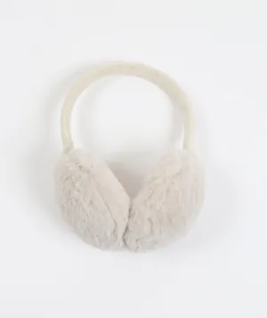 Eco Faux Fur Earmuffs - Pearl