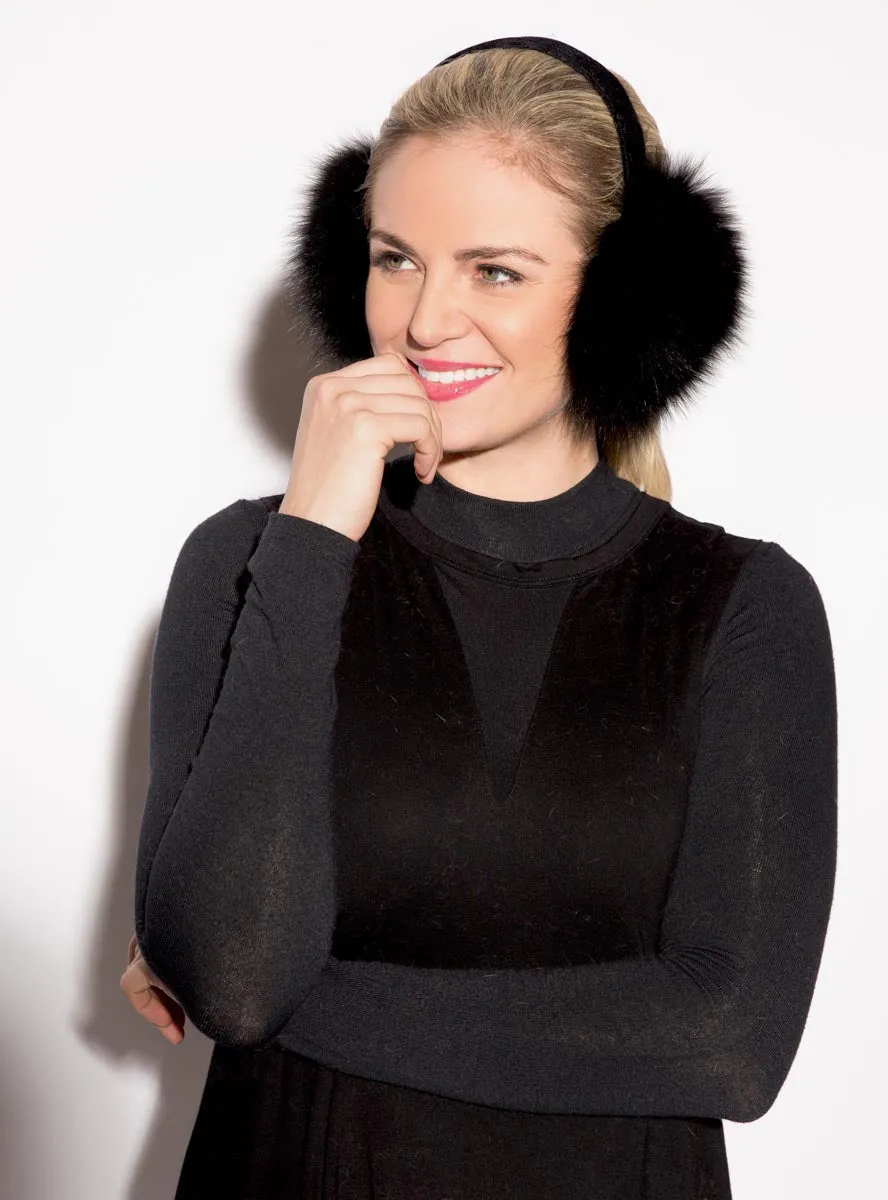 Fox Fur Earmuffs