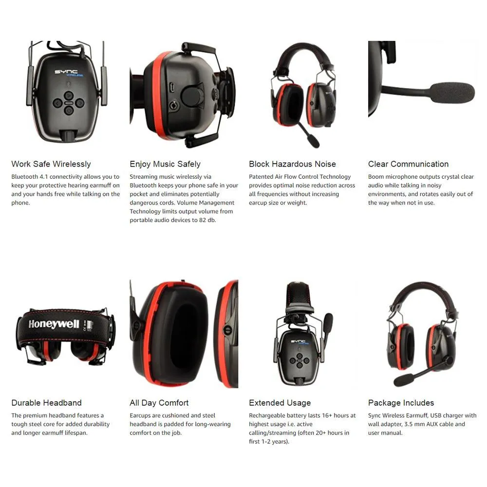 Howard Leight Sync® Wireless SLC80 31dB CLS5 Earmuff RWS-53017