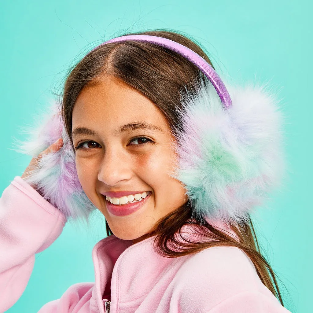 Iscream Purple Tie Dye Earmuffs