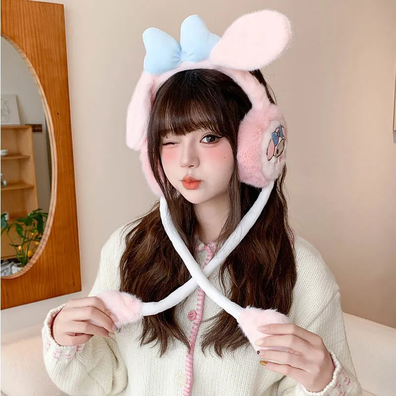 My Melody Earmuffs with Moving Flap Ears