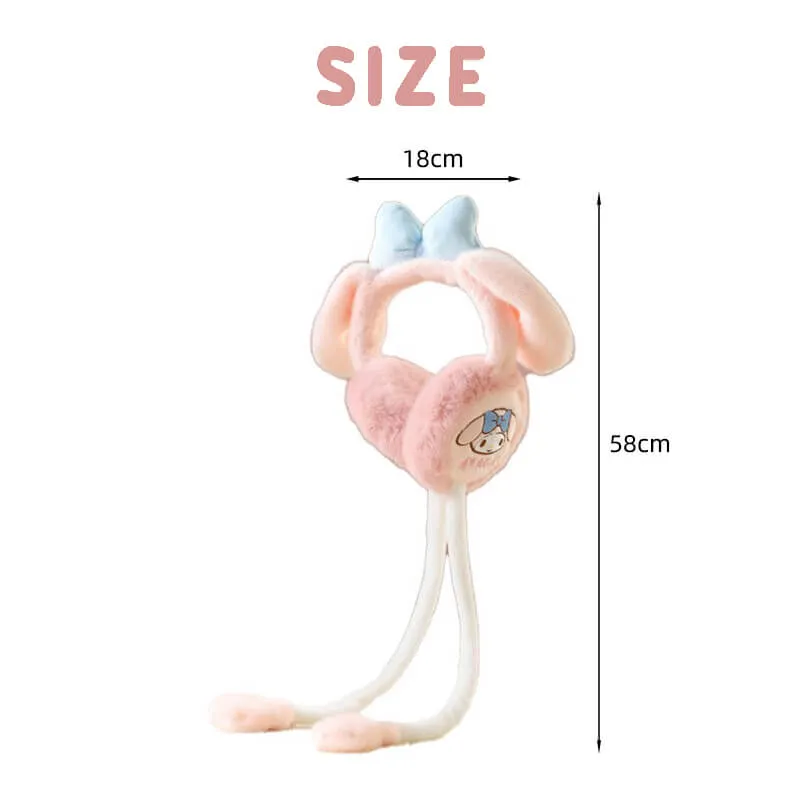 My Melody Earmuffs with Moving Flap Ears