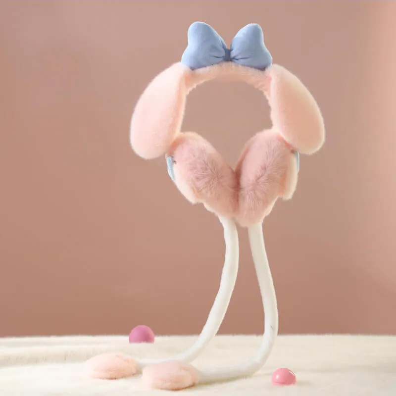 My Melody Flap Dancing Ears Fluffy 3D Earmuffs