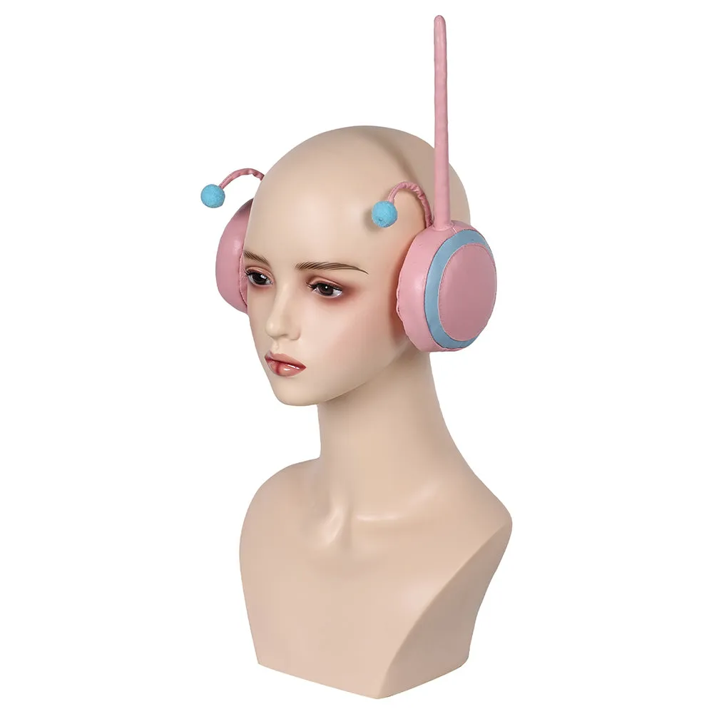 One Piece Egghead Arc Nami Cosplay Pink Earmuffs Earphone Prop Halloween Carnival Costume Accessories