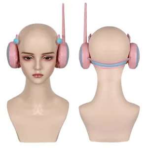 One Piece Egghead Arc Nami Cosplay Pink Earmuffs Earphone Prop Halloween Carnival Costume Accessories