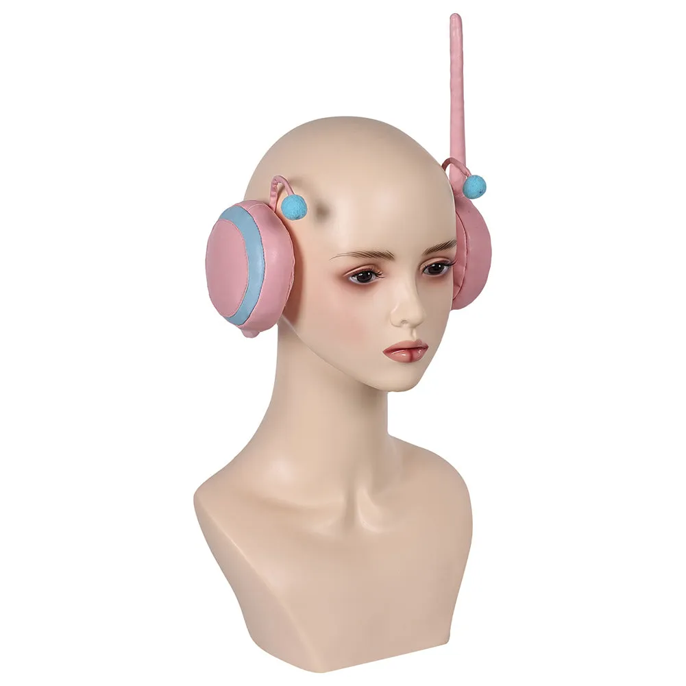 One Piece Egghead Arc Nami Cosplay Pink Earmuffs Earphone Prop Halloween Carnival Costume Accessories