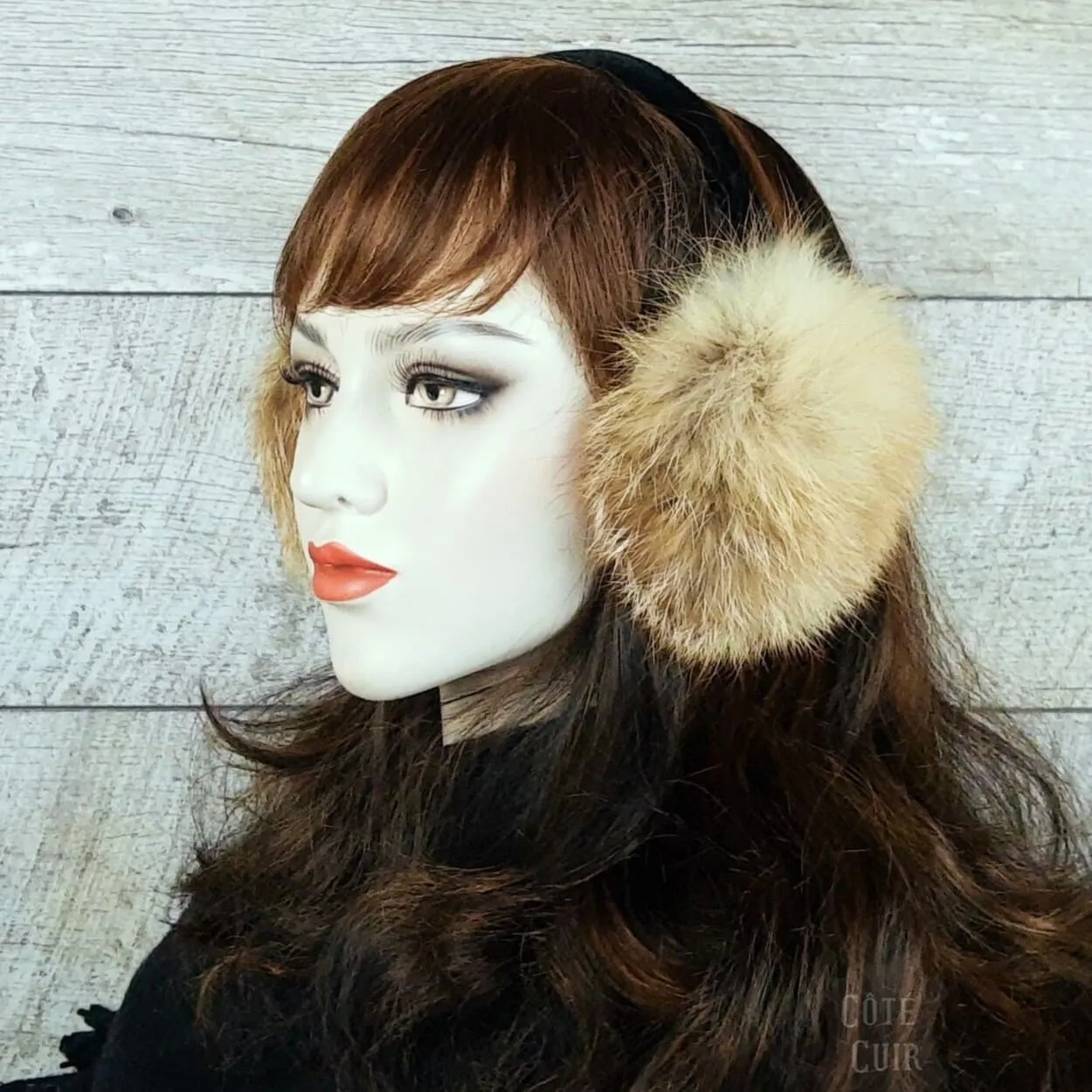 Red Fox Fur Earmuffs