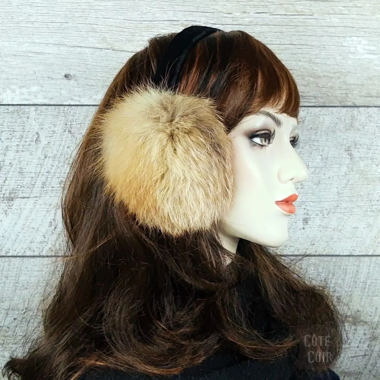 Red Fox Fur Earmuffs