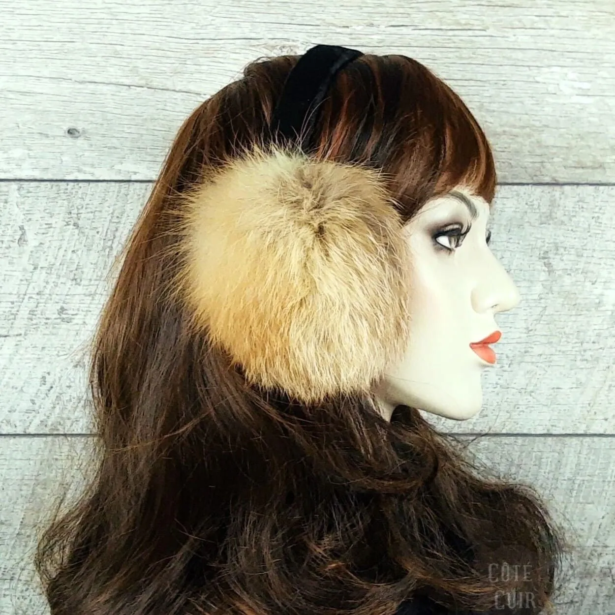 Red Fox Fur Earmuffs