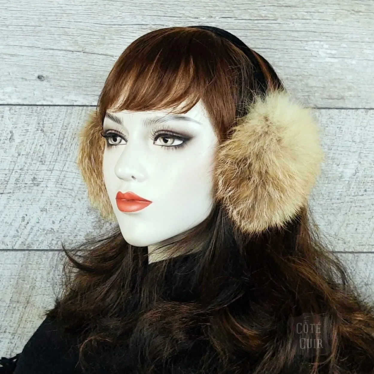 Red Fox Fur Earmuffs
