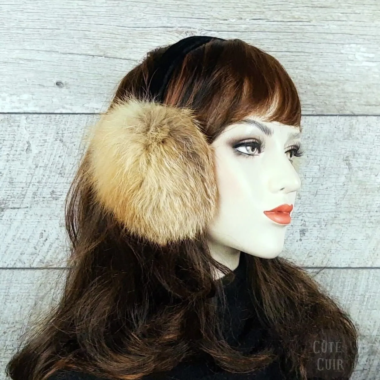 Red Fox Fur Earmuffs