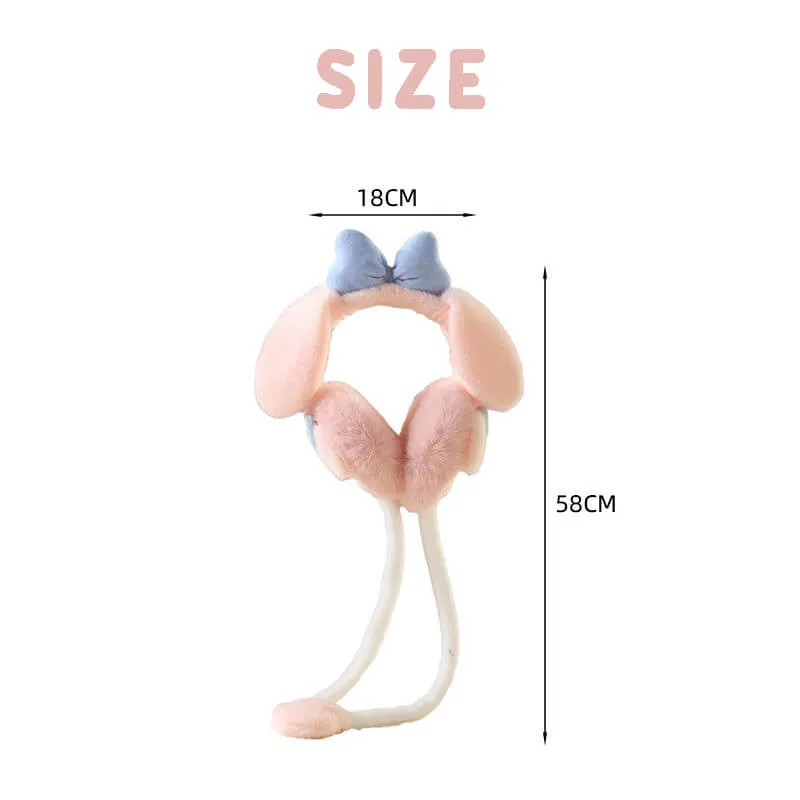 Sanrio Flap Dancing Ears Fluffy 3D Earmuffs