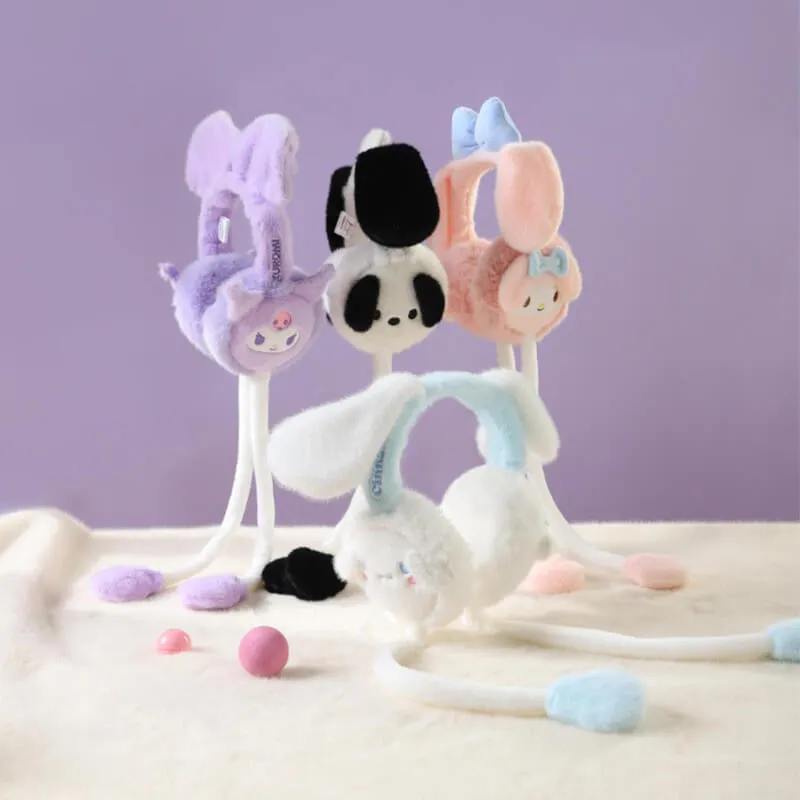 Sanrio Flap Dancing Ears Fluffy 3D Earmuffs