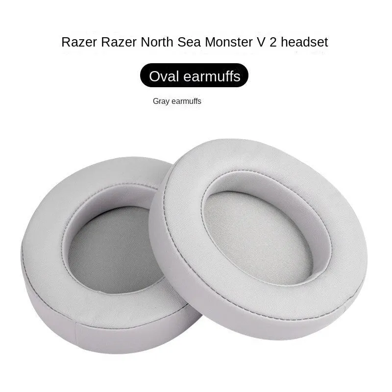 Suitable for Razer Kraken V2 Earphone Sleeves 7.1 Professional Edition Foam Cover Pink Crystal Earmuffs Leather Case